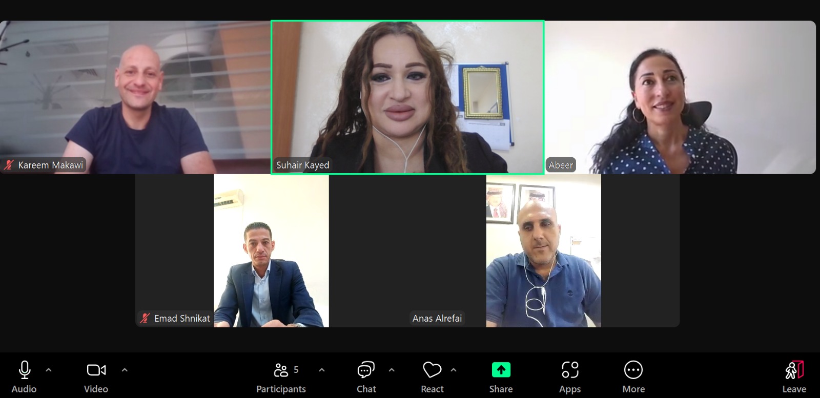 عقد اجتماع لبحث الية التعاون  بين سجل الجمعيات ودائرة مراقبة الشركات ومنظمة رشيد 